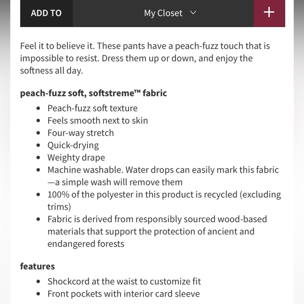 Lululemon Softstreme High-Rise Pant
Black, Size 10 - Picture 12 of 12